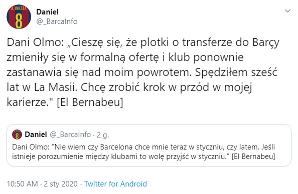 Piłkarz POTWIERDZA OFERTĘ z Barcelony